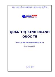 Quản trị kinh doanh quốc tế-TS Hà Văn Nội